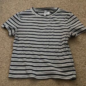 Striped crop top